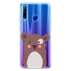 Odolné silikonové pouzdro iSaprio - Brown Bear - Huawei Honor 20 Lite