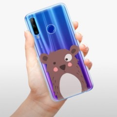 Odolné silikonové pouzdro iSaprio - Brown Bear - Huawei Honor 20 Lite