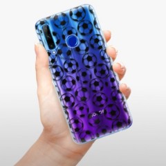 Odolné silikonové pouzdro iSaprio - Football pattern - black - Huawei Honor 20 Lite