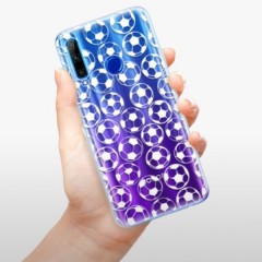 Odolné silikonové pouzdro iSaprio - Football pattern - white - Huawei Honor 20 Lite