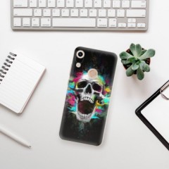 Odolné silikonové pouzdro iSaprio - Skull in Colors - Huawei Honor 8A