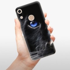 Odolné silikonové pouzdro iSaprio - Black Puma - Huawei Honor 8A