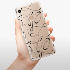 Odolné silikonové pouzdro iSaprio - Fancy - black - Huawei Honor 8A