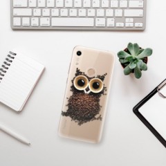 Odolné silikonové pouzdro iSaprio - Owl And Coffee - Huawei Honor 8A