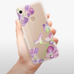 Odolné silikonové pouzdro iSaprio - Purple Orchid - Huawei Honor 8A