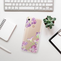Odolné silikonové pouzdro iSaprio - Purple Orchid - Huawei Honor 8A
