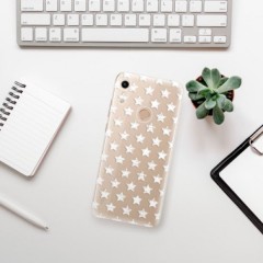 Odolné silikonové pouzdro iSaprio - Stars Pattern - white - Huawei Honor 8A
