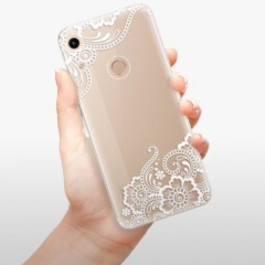 Odolné silikonové pouzdro iSaprio - White Lace 02 - Huawei Honor 8A