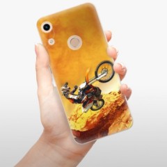 Odolné silikonové pouzdro iSaprio - Motocross - Huawei Honor 8A