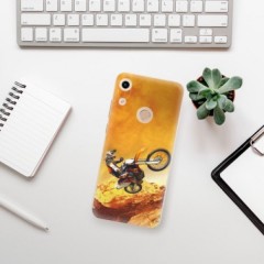 Odolné silikonové pouzdro iSaprio - Motocross - Huawei Honor 8A