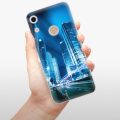 Odolné silikonové pouzdro iSaprio - Night City Blue - Huawei Honor 8A