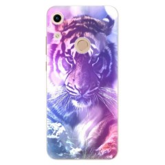 Odolné silikonové pouzdro iSaprio - Purple Tiger - Huawei Honor 8A