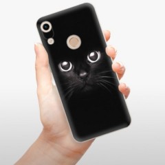 Odolné silikonové pouzdro iSaprio - Black Cat - Huawei Honor 8A