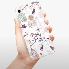 Odolné silikonové pouzdro iSaprio - Birds - Huawei Honor 8A