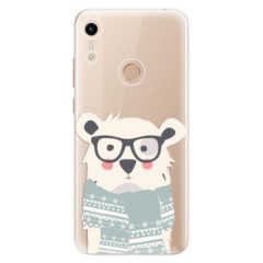 Odolné silikonové pouzdro iSaprio - Bear with Scarf - Huawei Honor 8A