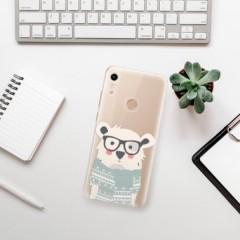 Odolné silikonové pouzdro iSaprio - Bear with Scarf - Huawei Honor 8A