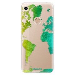 Odolné silikonové pouzdro iSaprio - Cold Map - Huawei Honor 8A