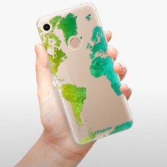 Odolné silikonové pouzdro iSaprio - Cold Map - Huawei Honor 8A