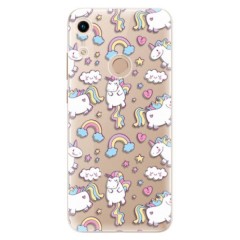 Odolné silikonové pouzdro iSaprio - Unicorn pattern 02 - Huawei Honor 8A