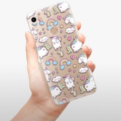 Odolné silikonové pouzdro iSaprio - Unicorn pattern 02 - Huawei Honor 8A