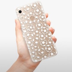 Odolné silikonové pouzdro iSaprio - Football pattern - white - Huawei Honor 8A