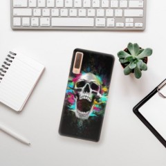 Odolné silikonové pouzdro iSaprio - Skull in Colors - Samsung Galaxy A7 (2018)