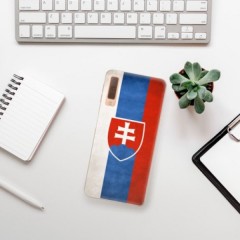 Odolné silikonové pouzdro iSaprio - Slovakia Flag - Samsung Galaxy A7 (2018)