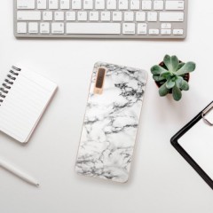Odolné silikonové pouzdro iSaprio - White Marble 01 - Samsung Galaxy A7 (2018)