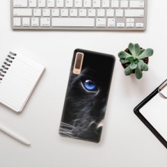 Odolné silikonové pouzdro iSaprio - Black Puma - Samsung Galaxy A7 (2018)