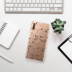 Odolné silikonové pouzdro iSaprio - Fancy - black - Samsung Galaxy A7 (2018)
