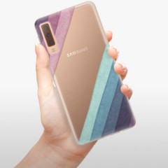Odolné silikonové pouzdro iSaprio - Glitter Stripes 01 - Samsung Galaxy A7 (2018)