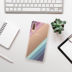 Odolné silikonové pouzdro iSaprio - Glitter Stripes 01 - Samsung Galaxy A7 (2018)
