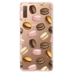 Odolné silikonové pouzdro iSaprio - Macaron Pattern - Samsung Galaxy A7 (2018)