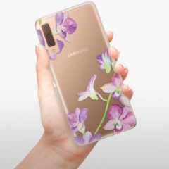 Odolné silikonové pouzdro iSaprio - Purple Orchid - Samsung Galaxy A7 (2018)