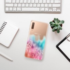 Odolné silikonové pouzdro iSaprio - Rainbow Grass - Samsung Galaxy A7 (2018)