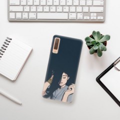 Odolné silikonové pouzdro iSaprio - Swag Girl - Samsung Galaxy A7 (2018)