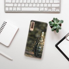Odolné silikonové pouzdro iSaprio - Grenade - Samsung Galaxy A7 (2018)