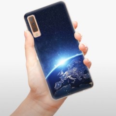 Odolné silikonové pouzdro iSaprio - Earth at Night - Samsung Galaxy A7 (2018)