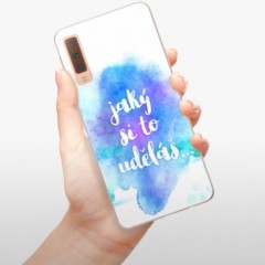 Odolné silikonové pouzdro iSaprio - Jaký si to uděláš - Samsung Galaxy A7 (2018)