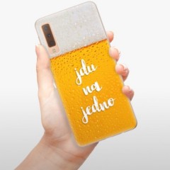 Odolné silikonové pouzdro iSaprio - Jdu na jedno - Samsung Galaxy A7 (2018)