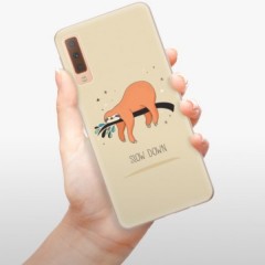 Odolné silikonové pouzdro iSaprio - Slow Down - Samsung Galaxy A7 (2018)