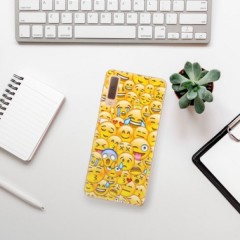 Odolné silikonové pouzdro iSaprio - Emoji - Samsung Galaxy A7 (2018)