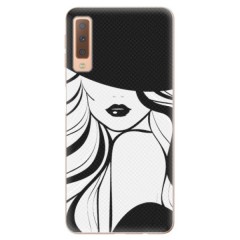 Odolné silikonové pouzdro iSaprio - First Lady - Samsung Galaxy A7 (2018)
