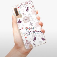 Odolné silikonové pouzdro iSaprio - Birds - Samsung Galaxy A7 (2018)
