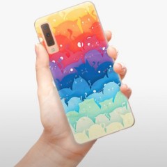 Odolné silikonové pouzdro iSaprio - Cats World - Samsung Galaxy A7 (2018)