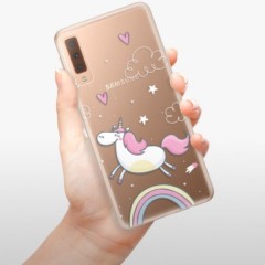 Odolné silikonové pouzdro iSaprio - Unicorn 01 - Samsung Galaxy A7 (2018)