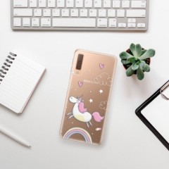Odolné silikonové pouzdro iSaprio - Unicorn 01 - Samsung Galaxy A7 (2018)