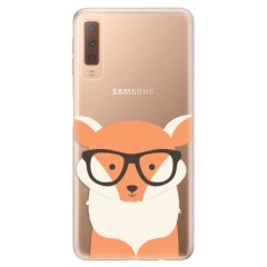 Odolné silikonové pouzdro iSaprio - Orange Fox - Samsung Galaxy A7 (2018)