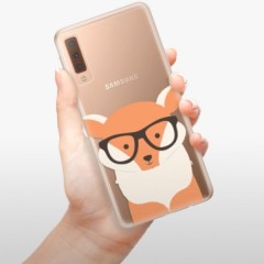 Odolné silikonové pouzdro iSaprio - Orange Fox - Samsung Galaxy A7 (2018)