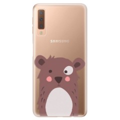 Odolné silikonové pouzdro iSaprio - Brown Bear - Samsung Galaxy A7 (2018)